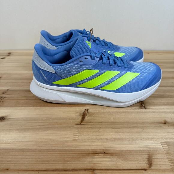 Adidas Duramo SL 2 Running Shoes Women's 8 Blue Fusion Hi-res Yellow Halo Blue - Picture 2 of 11